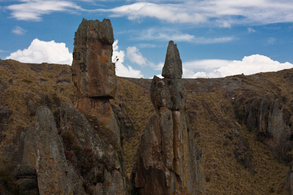 Pre-Inca ruins at Cumbe Mayo, near Pujamarca, Peru