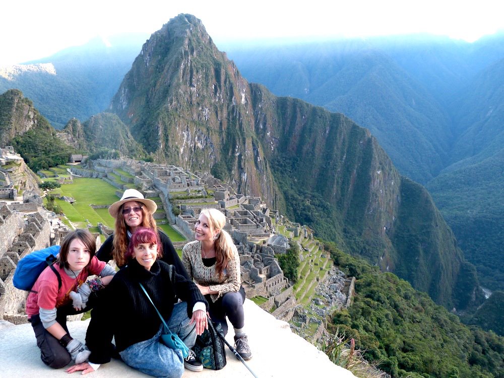 Lainie and Miro at Machu Picchu