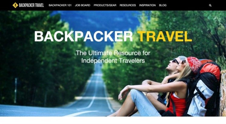Backpacker Travel Homepage