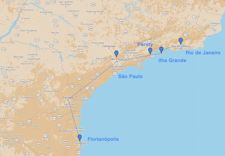 From Rio de Janeiro to Florianópolis by Bus Busbud blog
