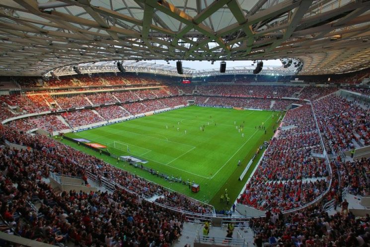 Le stade Allianz Riviera à Nice.