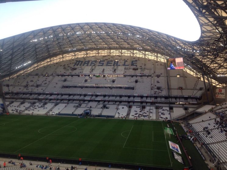 Stade Velodrome à Marseille. Photo par Marie H.