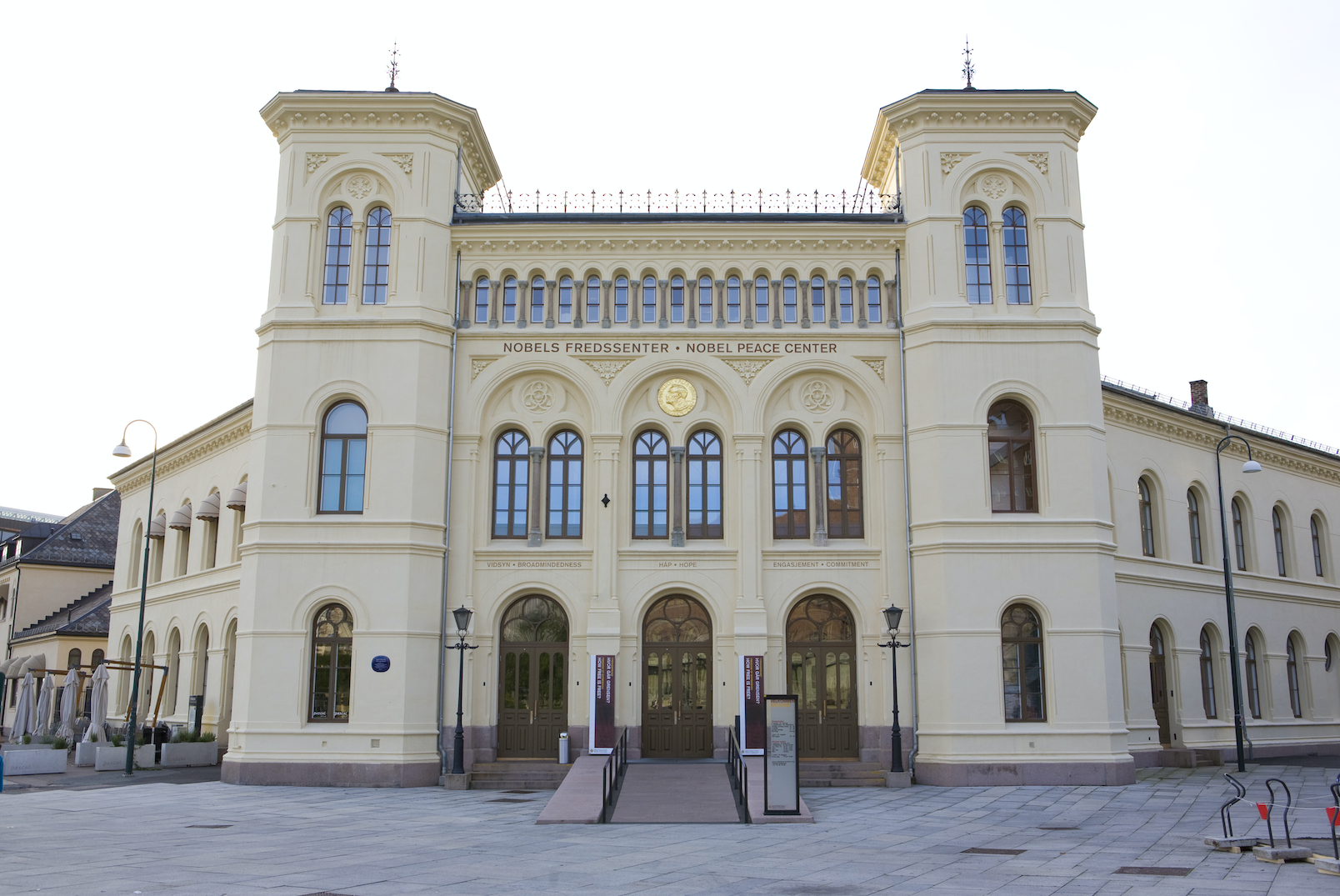 Front of the Nobel Peace Centre.