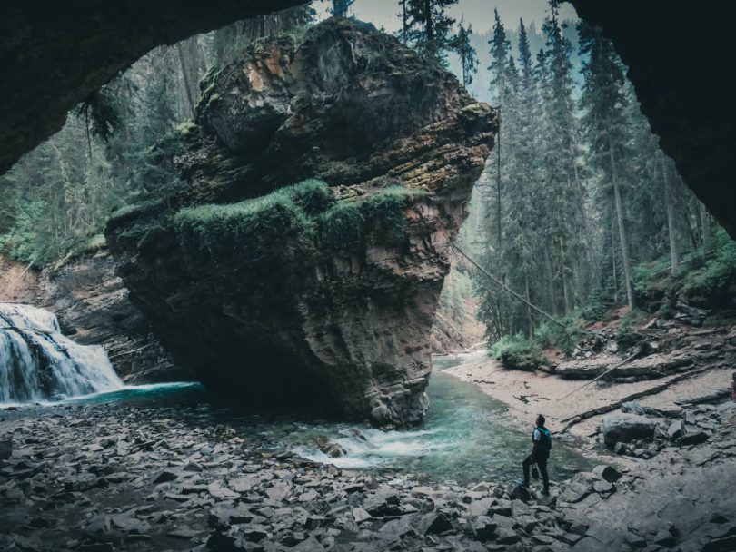 hiking in Banff