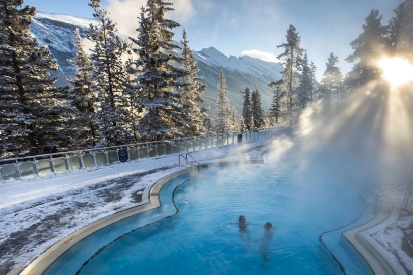 Banff hot springs